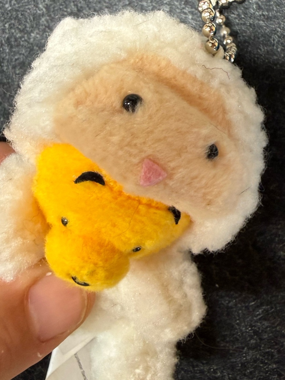 Disney store set of 2 Winnie the Pooh Plush Keychain fob penguin Outfit lamb sui - Picture 6 of 7